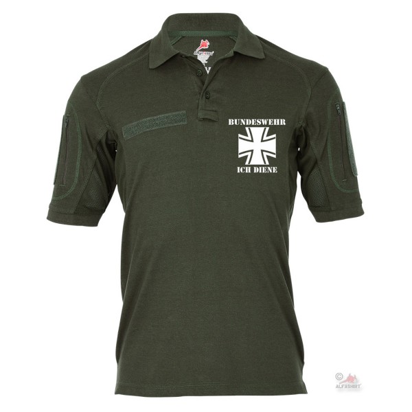 Tactical polo shirt Alfa - Bundeswehr I serve soldier Germany BW Isaf # 19288