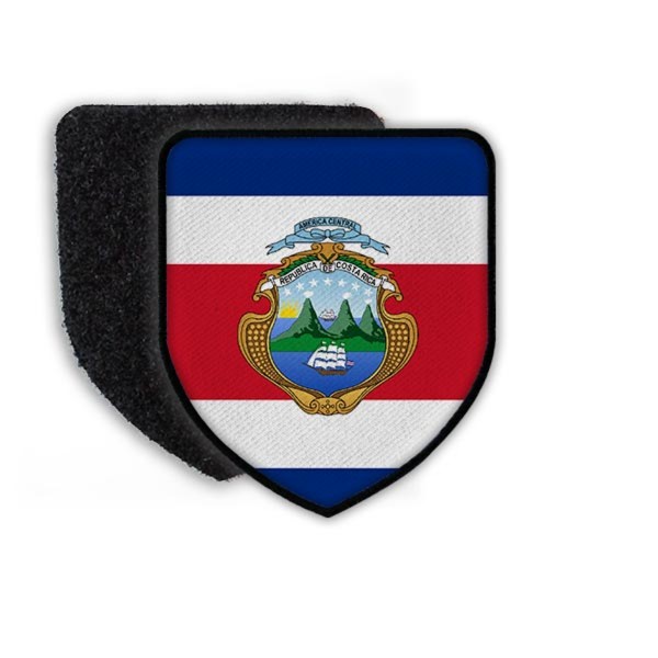 Patch Flagge von Costa Rica Spanien San Jose Luis Gullermo Flaggen Wappen#21538