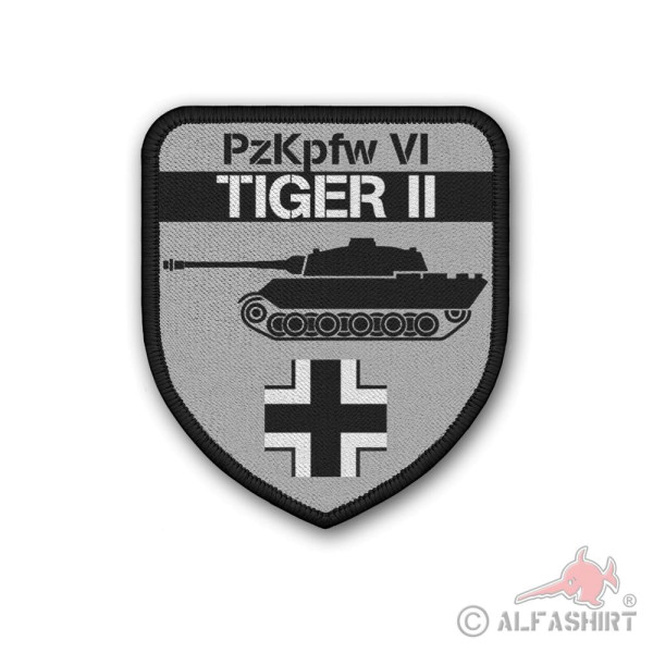 Patch PzKpfw VI Tiger II Panzer Königstiger WW2 Aufnäher#37156