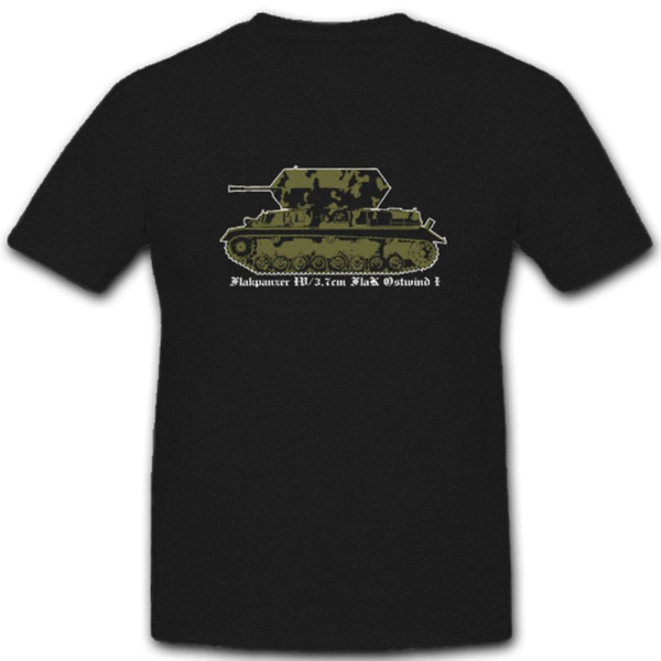 Flakpz Iv 3.7cm Ostwind I Luftabwehr Panzer - T Shirt #3837