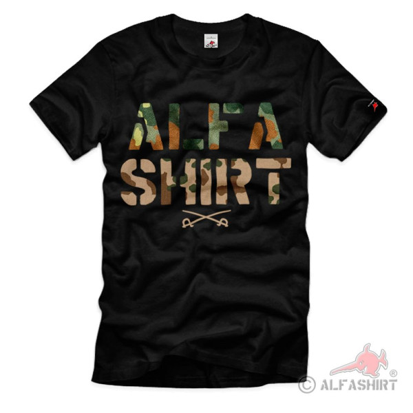 ALFA-SHIRT Flecktarn Tropentarn Bundeswehr Camo Army T-Shirt #39437