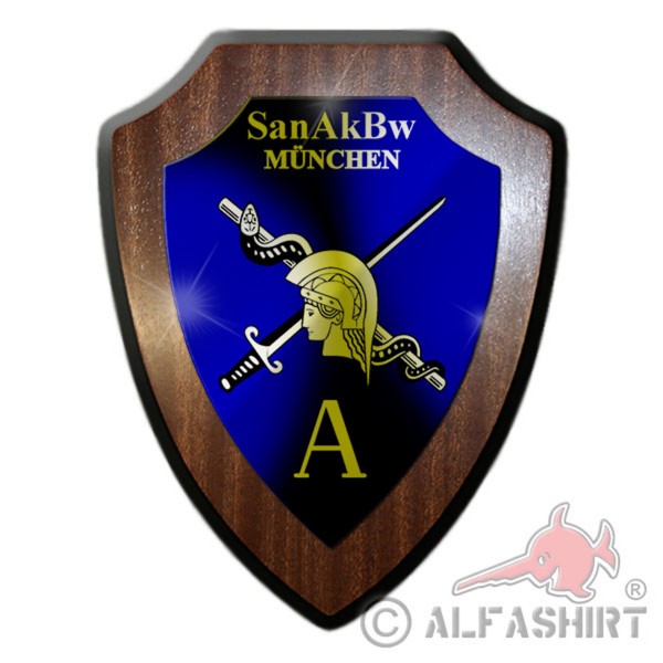 Heraldic shield SanAkBw Munich Medical Academy of the BW Medic # 25510