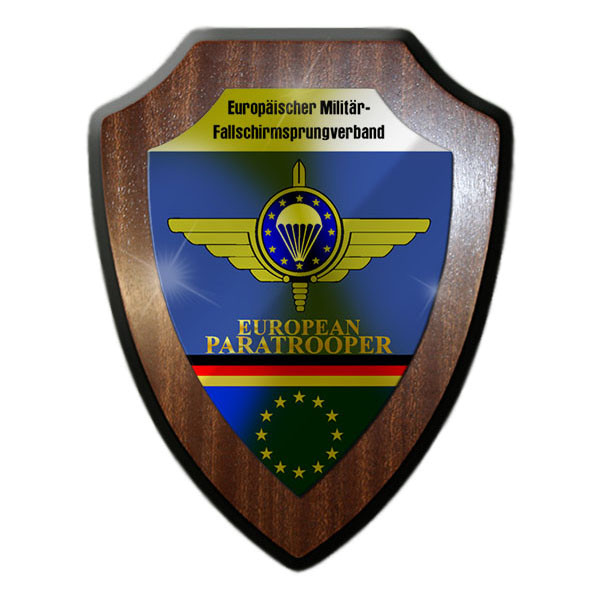 Wappenschild EMFV European Paratrooper Europäischer Fallschirmsprungverband #17314
