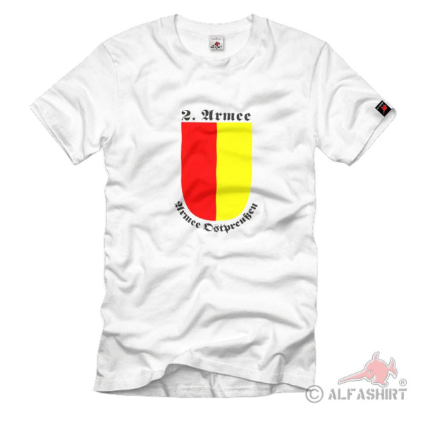 2 Armee Ostpreußen Wappen Militär Emblem Abzeichen Einheit - T Shirt #2284