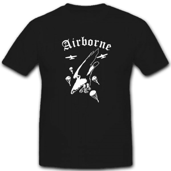 Fallschirmjäger Adler Wh Wk Opferbereitschaft Motiv Abzeichen - T Shirt #3725