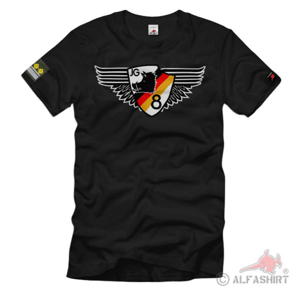 JG 8 Jagdfliegergeschwader UTV Hauptmann DDR NVA Luftstreitkräfte T-Shirt#36097