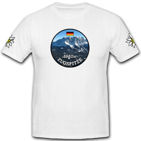Zugspitze - höchste Berggipfel Deutschlands Wettersteingebirge - T Shirt #11140