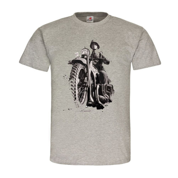 Kradfahrer Soldaten Motorrad Boxermotor Geländemotorrad R71 Bike T-Shirt #20544