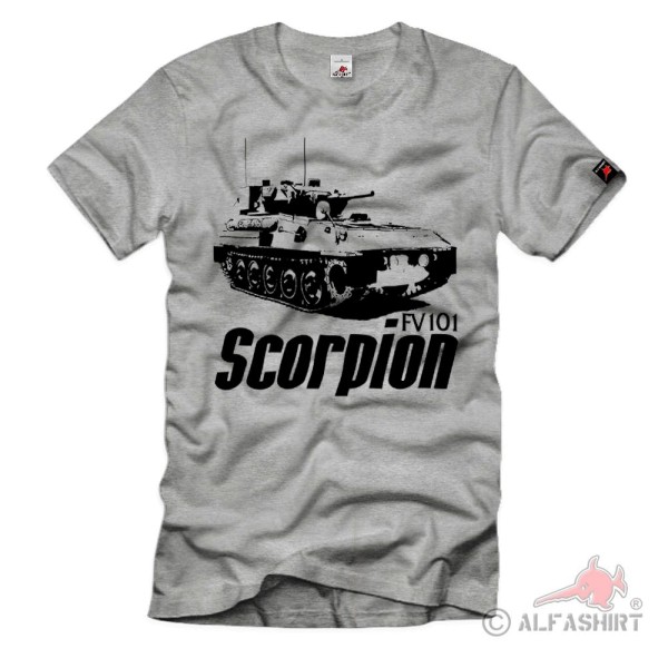 FV101 Scorpion British Reconnaissance Tank England Belgium T Shirt #30394