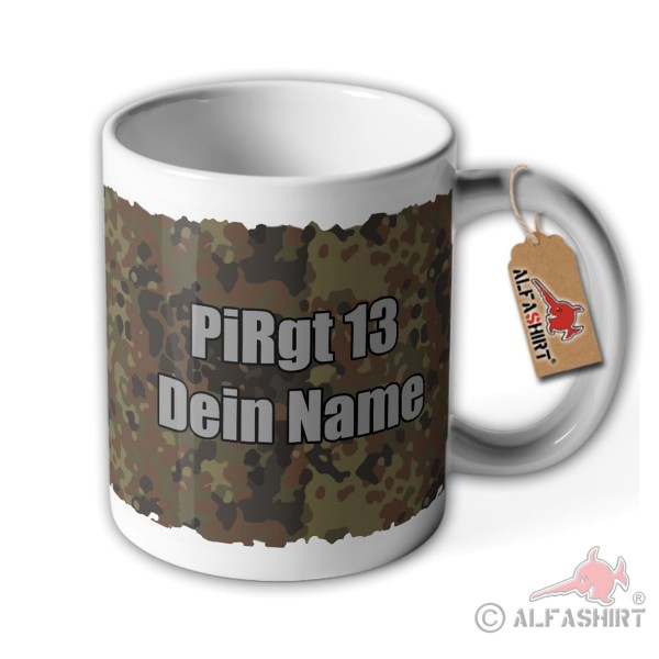 Mug Pioneer Regiment 13 Personalized Rank Bundeswehr # 36295