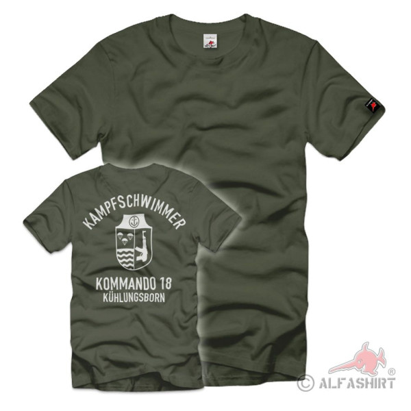Combat Swimmer Command 18 Kuehlungsborn NVA DDR T Shirt #40993