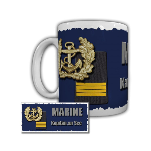 Tasse Marine Kapitän zur See Minentaucherkompanie Seebataillons Bundeswehr#29315