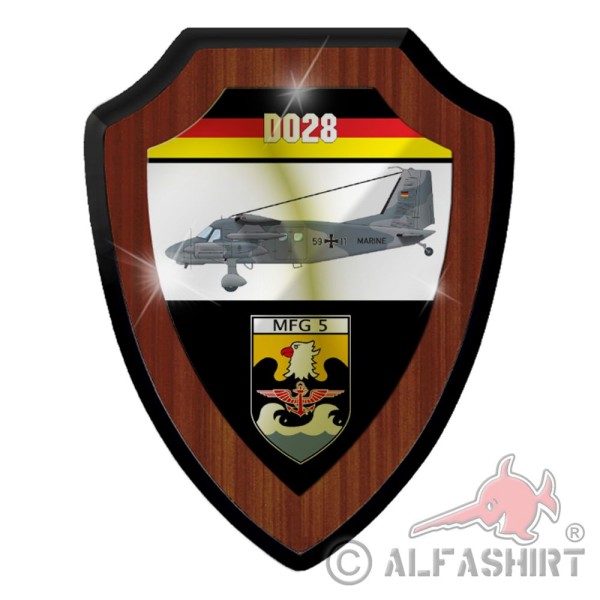 Wappenschild Do 28 MFG 5 zweimotorige Mehrzweckflugzeug Bundeswehr Wappen #38976