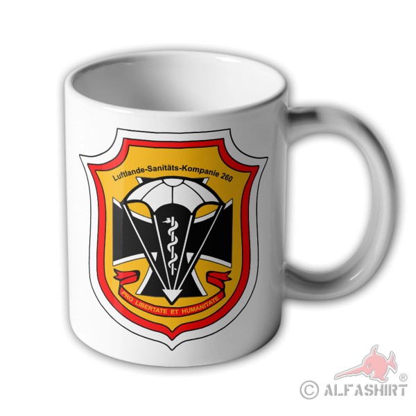 Cup LLSanKp 260 Airborne Medical Company Bundeswehr coat of arms # 35329