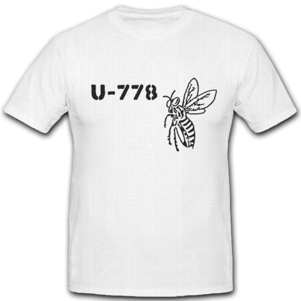 Uboot 778 U778 Militär Marine Untersee Schlachtschiff Unterseeboot T Shirt #3192
