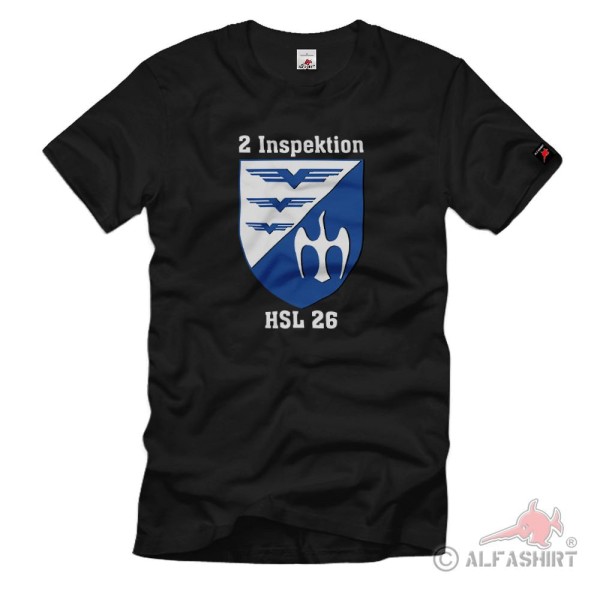 USLw 2 Inspektion HSL 26 Unteroffizierschule der Luftwaffe Wappen T Shirt #38703