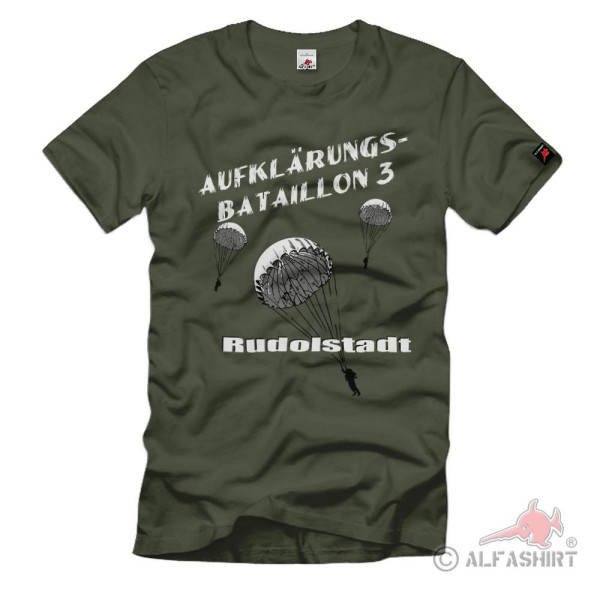 Aufklärungsbataillon 3 AB-3 NVA Soldat Einheit Rudolstadt T-Shirt #39293