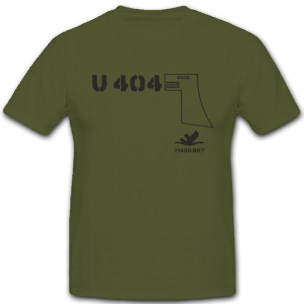 Uboot U404 Militär Marine Untersee Schlachtschiff Unterseeboot - T Shirt #3124