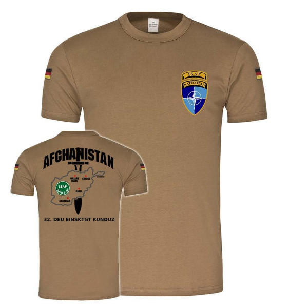 BW Tropen Afghanistan Einsatz 32 DEU EINSKTGT KUNDUZ original Tropenshirt #25259
