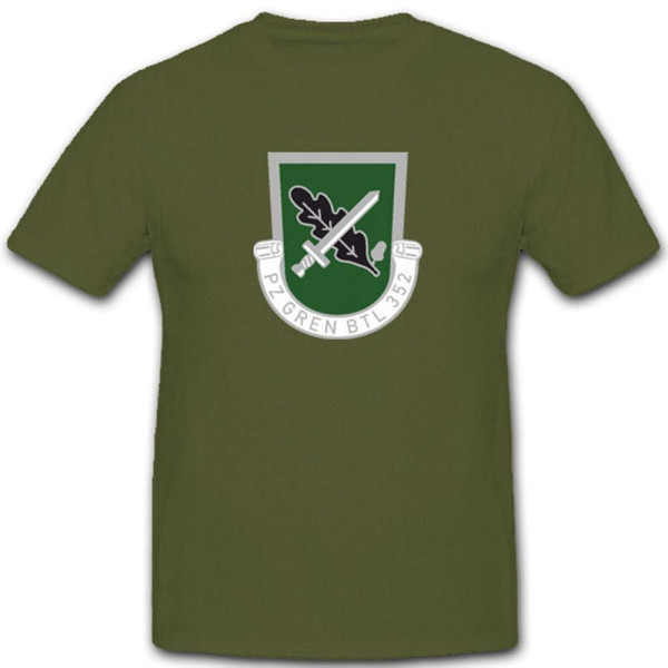 PzGrenBtl 352 Panzergrenadierbataillion Panzer Bataillon - T Shirt #4623