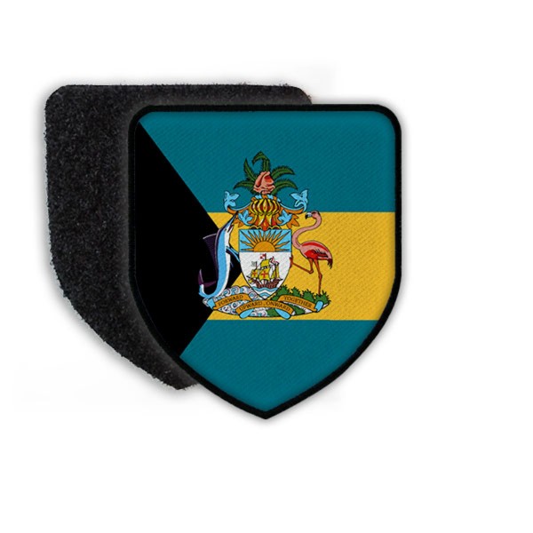 Patch Bahamas Nassau Perry Christie Englisch Forward Upward Onward Wappen #21908