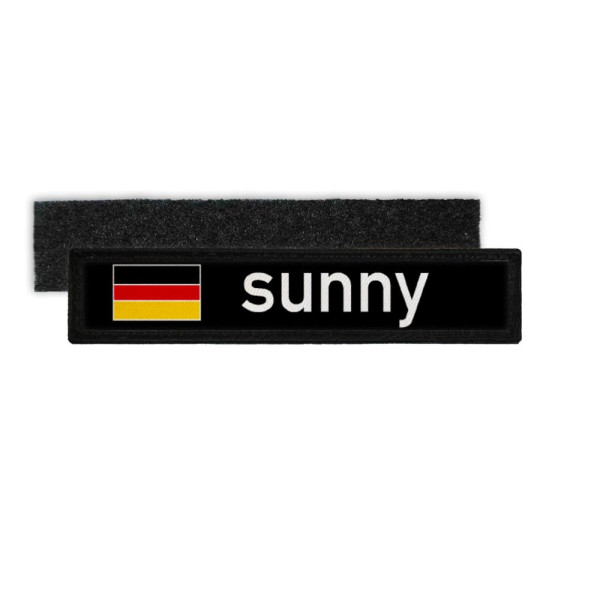 Namenspatch Deutschland Schwarz Name Patch Aufnäher Wunschname #26621