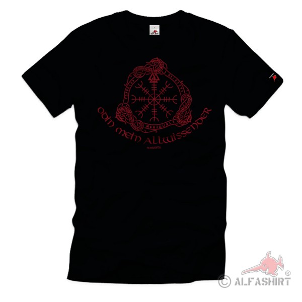 Odin Omniscient Odin Warrior Valhalla Medieval Knot T Shirt # 36273