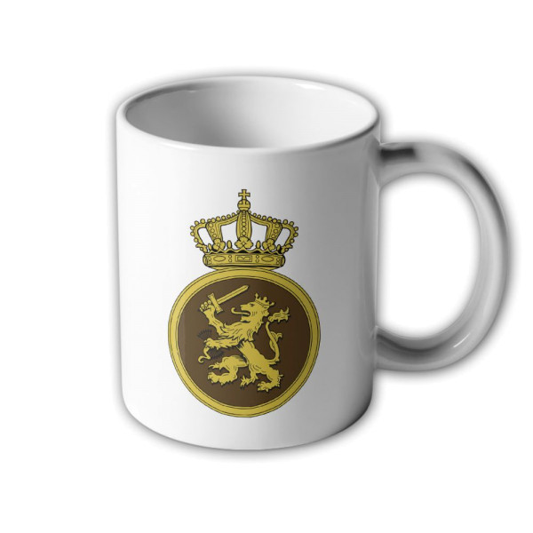Tasse Königliche Landmacht Heer Niederlande Holland Abzeichen #33017