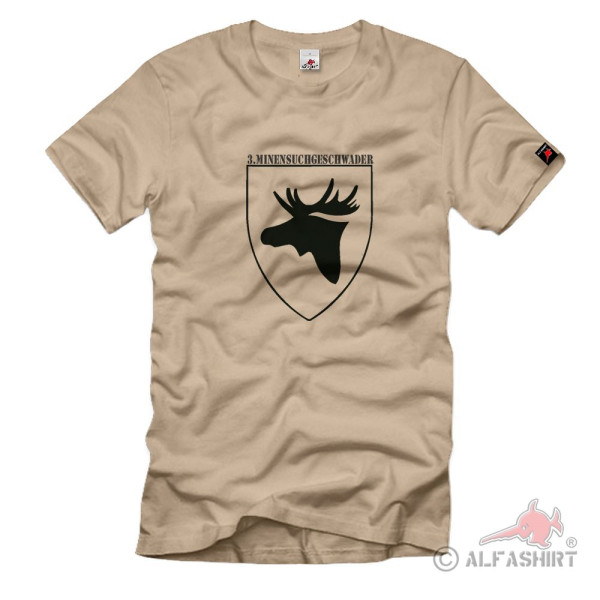3rd Minesweeping Squadron German Navy Bundesmarine Combat Mines T Shirt # 739