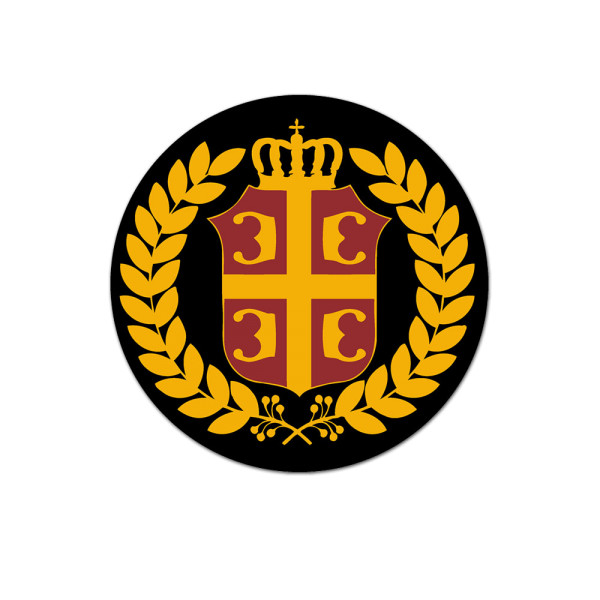 Wappen Serbien Aufkleber Sticker Wappen Abzeichen Balkanhalbinsel ab 7cm #A6054