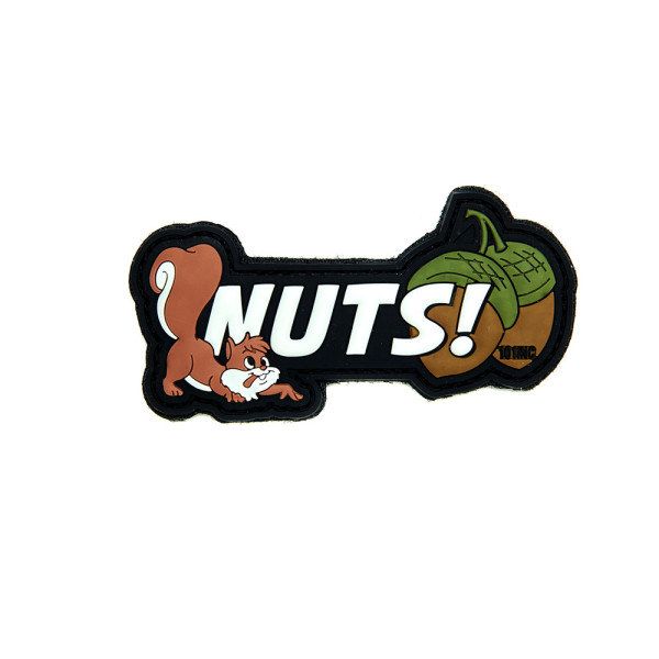 3D Rubber Patch Nuts Nuts Fun Humor Unicorn Acorns Airsoft 4x10cm # 27100