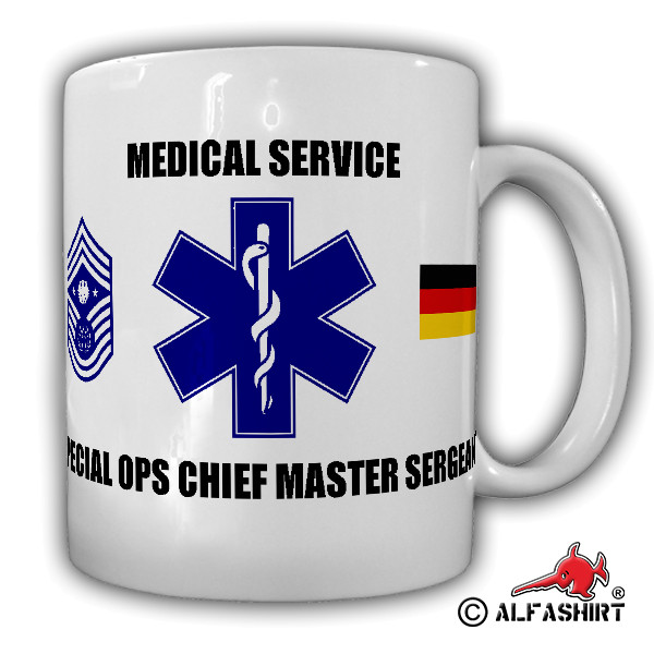Medical Service Special Ops Chief Master Sergeant Sani Sanitäter - Tasse #15823