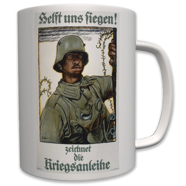 Militär Helft Uns Siegen Wk Deutscher Soldat- Tasse Becher Kaffee #6475