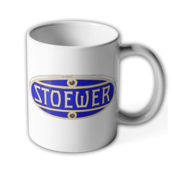 Cup Stoewer Logo Coat of Arms Emblem Stettin Oldtimer Mug # 26094