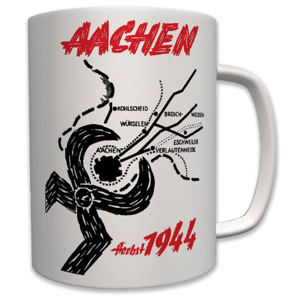 Aachen Herbst 1944 Wk Würseln Kohlscheid Verlautenheide Eschweiler Broich Weiden Zange Us Army Wh Sc