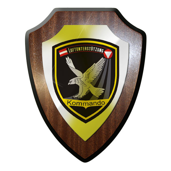 Wappenschild / Wandschild - Kommando Luftunterstützung Österreich #9738