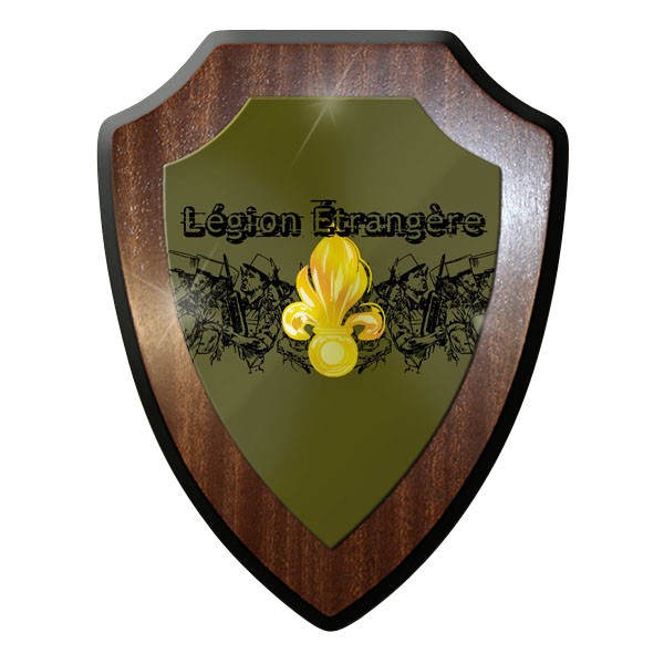 Wappenschild / Wandschild -Legion Etrangere Fremdenlegion Frankreich #9703