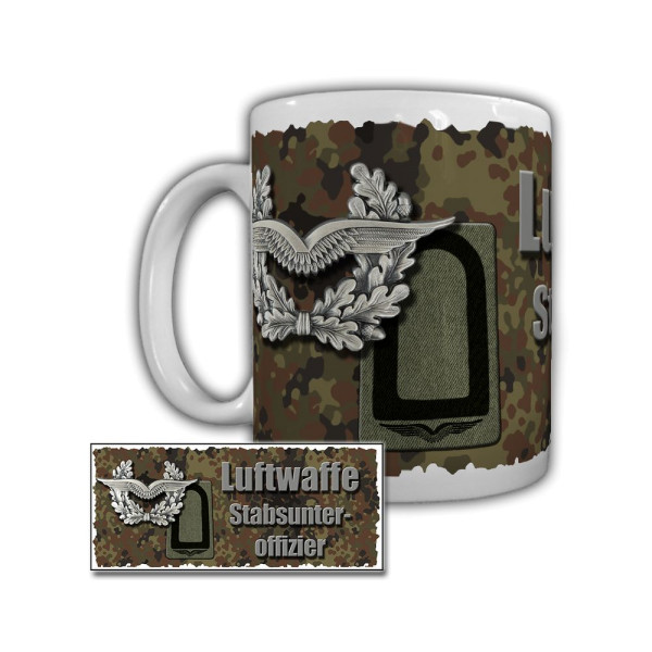 Luftwaffe Stabsunteroffizier Bundeswehr StUffz SU Dienstgrad Tasse #29207