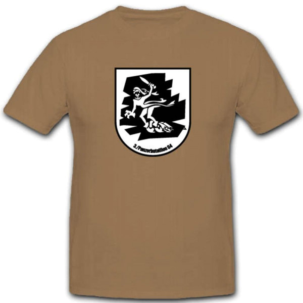 3 Pzbtl 64 Bundeswehr Gespensterdivision Gespenst Wappen T Shirt #3451