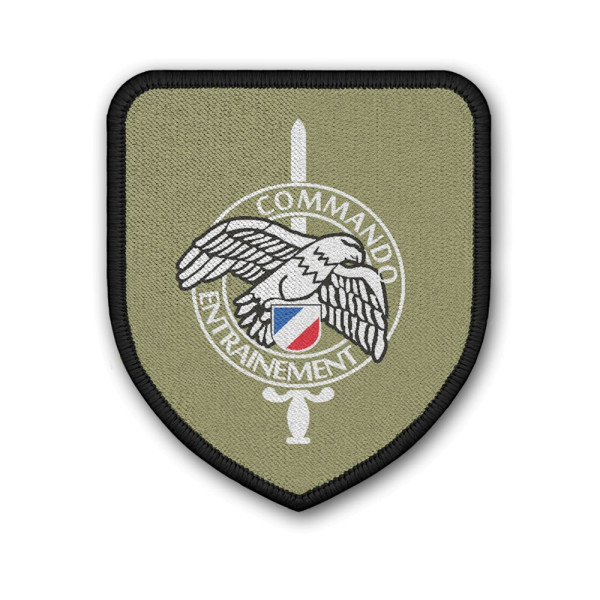 Patch 75 x 65 Commando Entrainement Wappen Abzeichen Adler Schwert Militär#34951
