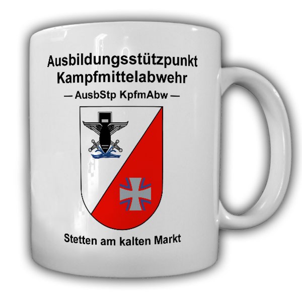 Tasse AusbStp KpfmAbw EOD Bundeswehr Pionier Ausbildungsstützpunkt #21652