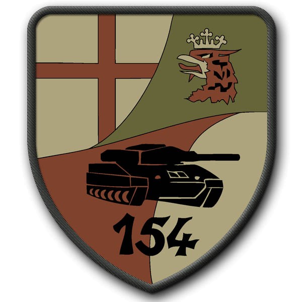 Patch PzBtl 154 Westerburg Wappen Bundeswehr Abzeichen Panzerbataillon #3247