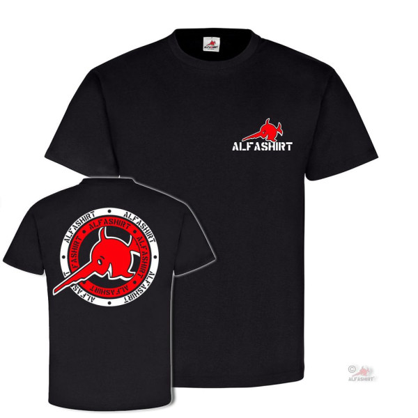 Alfashirt North Man Style Company Brand Logo Swordfish Military T-Shirt # 19614