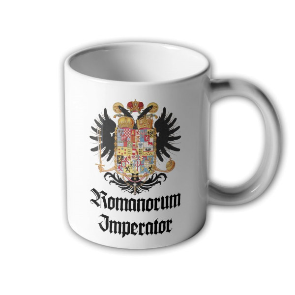 Romanorum Imperator Römisch deutscher Kaiser Joseph II Adler Wappen Tasse #32604
