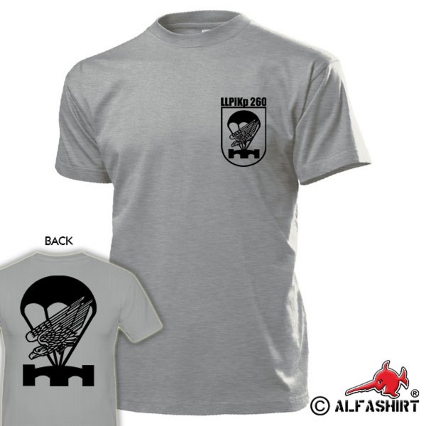 LLPiKp 260 Airborne pioneer company Saarlouis paratrooper - T-shirt # 15581