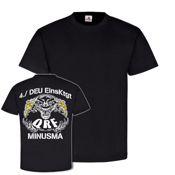 4 DEU Einsatzkontingent MINUSMA EinstKtgt Mali BW Ausland-Einsatz T Shirt #21397