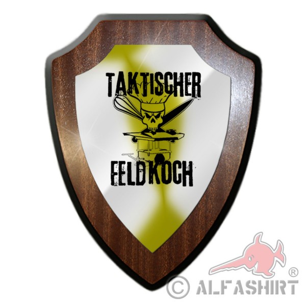 Heraldic shield Tactical field cook Field kitchen Bundeswehr Koch Board # 27923