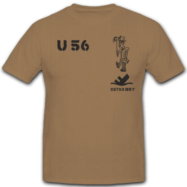 U 56 U Boot Marine WK U-Boot Untersee Boot - T Shirt #4169