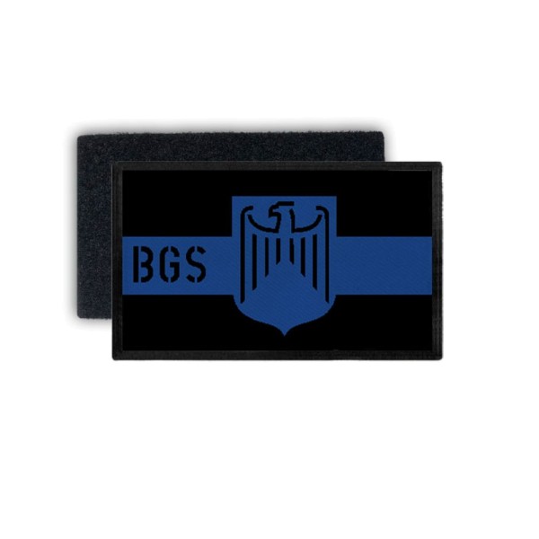 Patch Bundesgrenzschutz Zoll BPOL Abzeichen Service-Ausrüstung 7,5x4,5 cm # 31213