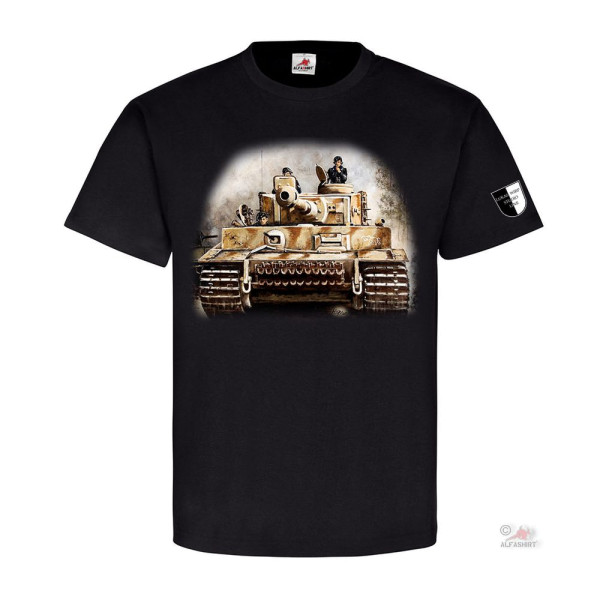 Lukas Wirp Tiger Carius Panzer Gemälde Kunst Panzerkampfwagen T Shirt #23407